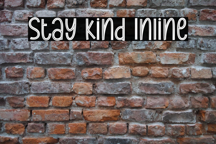 Stay Kind Inline Example 1