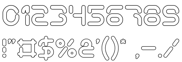 Stay Kind and REPEAT-Hollow Font OTHER CHARS