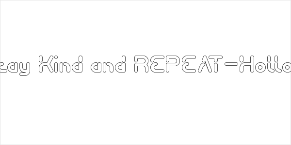 Stay Kind and REPEAT-Hollow Logo