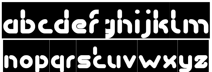 Stay Kind and REPEAT-Inverse Font LOWERCASE