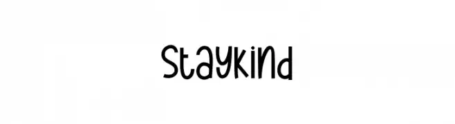Stay Kind  les polices de caractères gratuit tlcharger