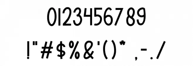 Stay Kind Font OTHER CHARS