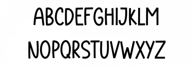 Stay Kind Font Litere mari