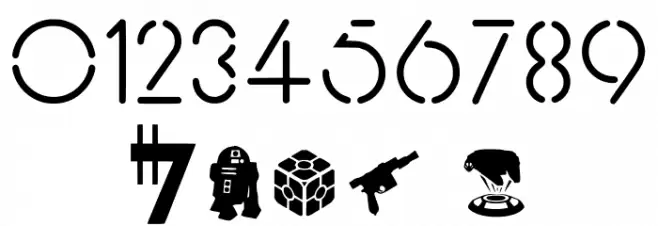 Stay On Target Regular Font OTHER CHARS