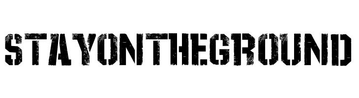 Stay On The Ground  Frei Schriftart Herunterladen