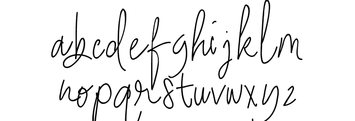 Stay Ontheway Font LOWERCASE