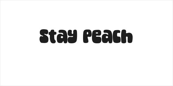 Stay Peach Logo