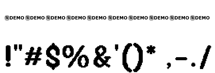 Stay Pixel Regular Font OTHER CHARS