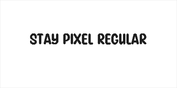 Stay Pixel Regular Logo