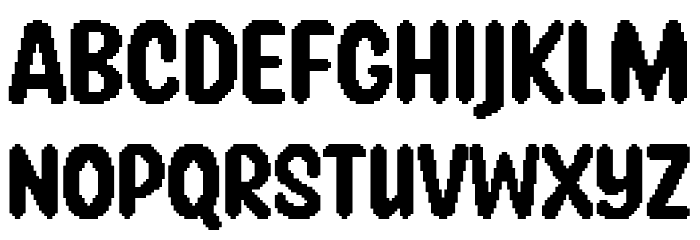 Stay Pixel Regular Font LOWERCASE