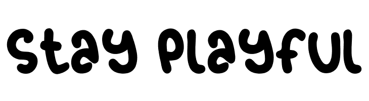 Stay Playful  font caratteri gratis
