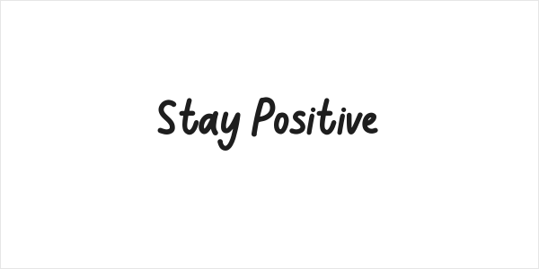 Stay Positive Logo