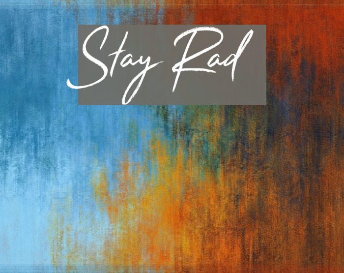 Stay Rad Font examples
