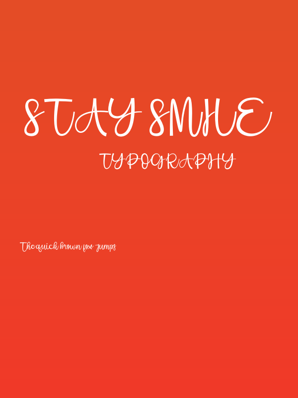 Stay Smile Poster