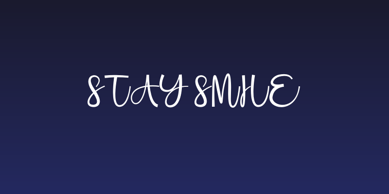 Stay Smile Social Header