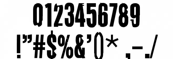 Stay Strrrange Font OTHER CHARS