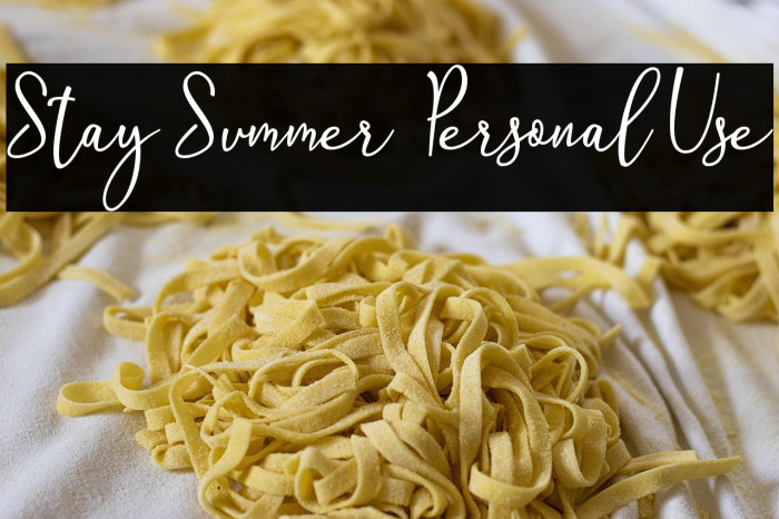 Stay Summer - Personal Use Example 1