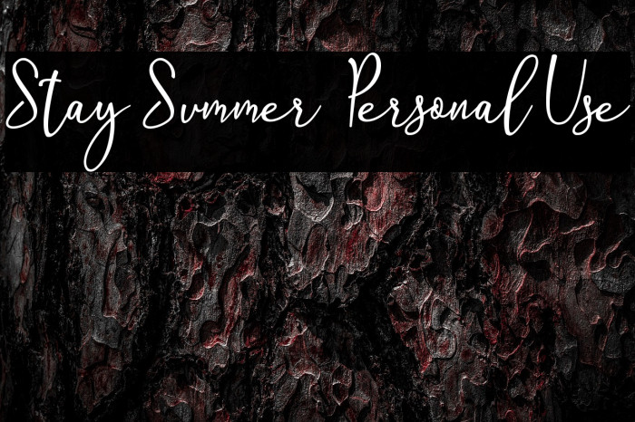 Stay Summer - Personal Use Example 3