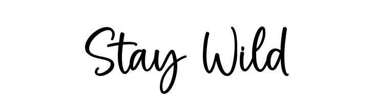 Stay Wild  नि: शुल्क फ़ॉन्ट्स डाउनलोड