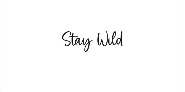 Stay Wild Logo