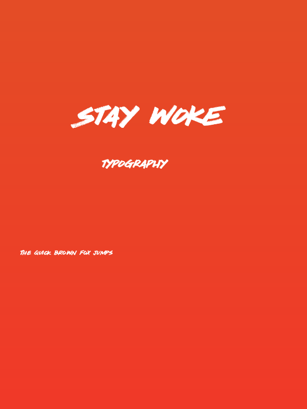 Stay Woke Poster