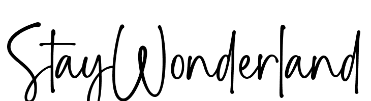 Stay Wonderland  Скачать бесплатные шрифты