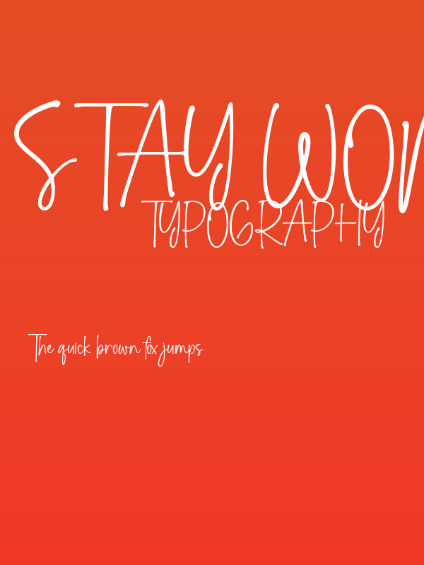 Stay Wonderland Poster