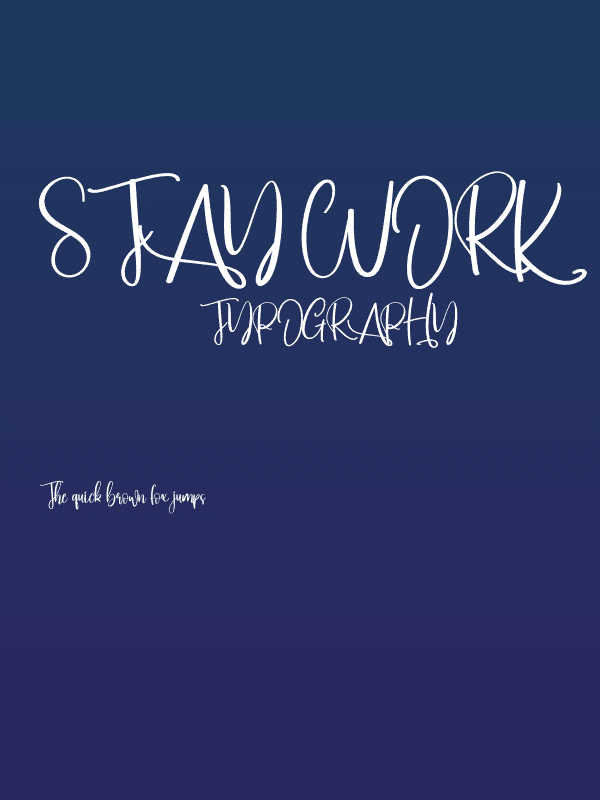 Stay Work Poster