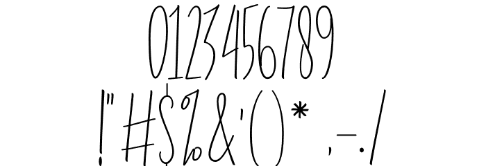 StayCool Font OTHER CHARS