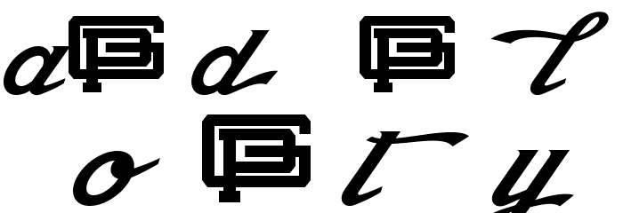 StayGold Font LOWERCASE
