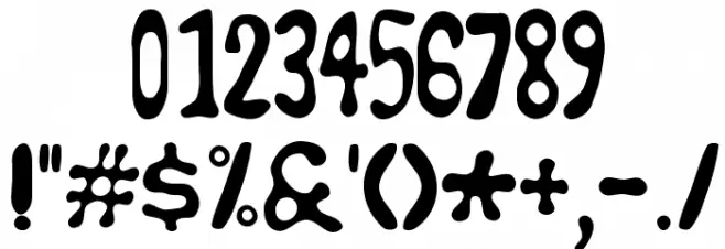 StayPuft Font OTHER CHARS