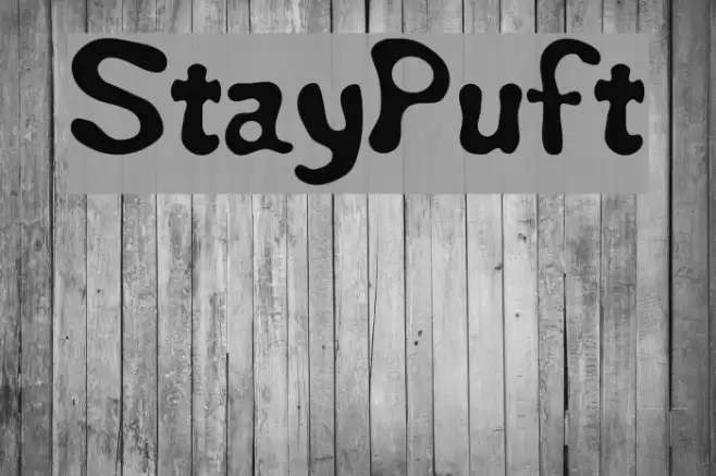 StayPuft Font examples