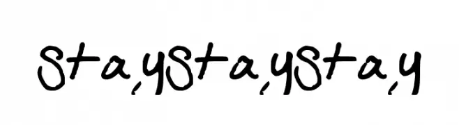 StayStayStay  Fuentes Gratis Descargar