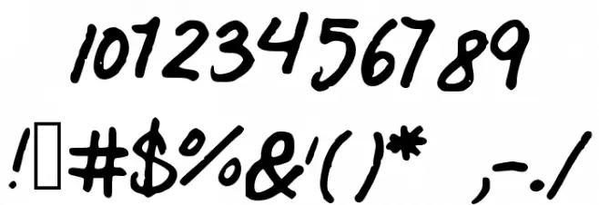 StayStayStay Font OTHER CHARS