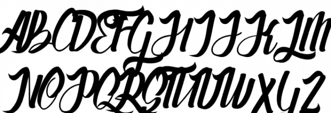 Stayhend Schriftart Groß
