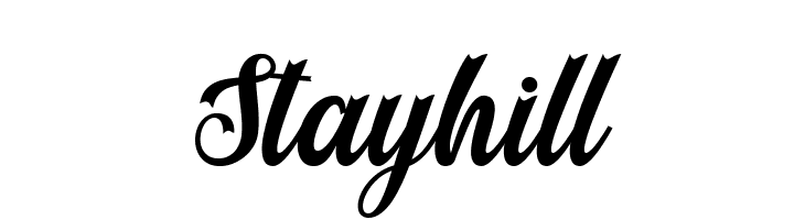 Stayhill  नि: शुल्क फ़ॉन्ट्स डाउनलोड