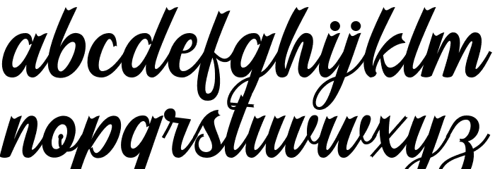 Stayhill Font LOWERCASE