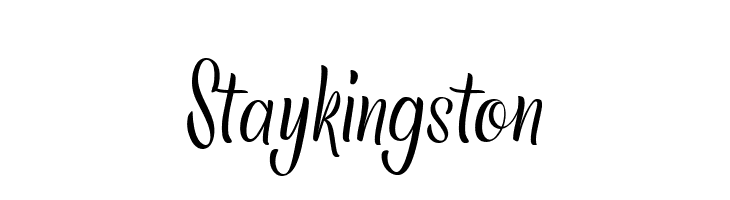 Staykingston  नि: शुल्क फ़ॉन्ट्स डाउनलोड
