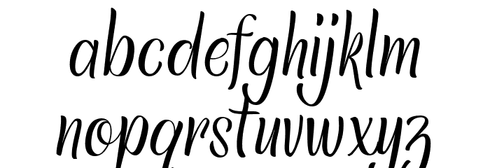 Staykingston Font LOWERCASE