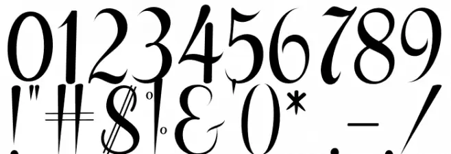 Stayland Font OTHER CHARS