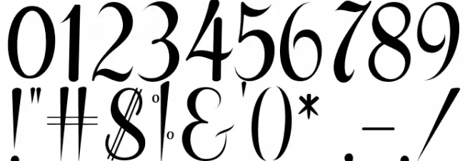 Stayland Font OTHER CHARS