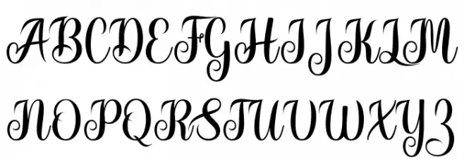 Stayland Font UPPERCASE