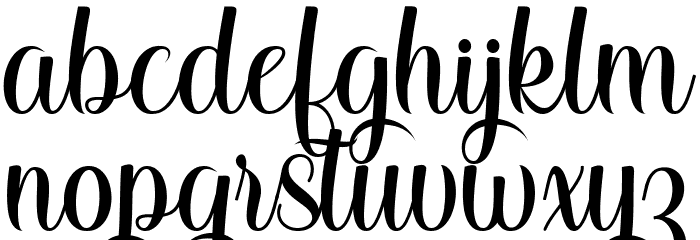 Stayland Font LOWERCASE