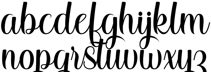 Stayland Font LOWERCASE