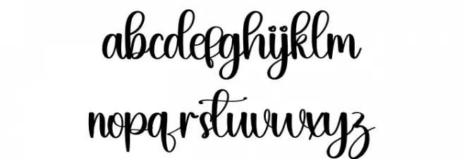 Staylife Schriftart Kleinbuchstaben