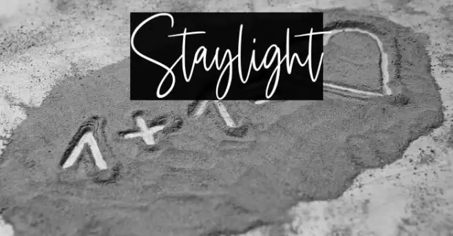 Staylight Шрифта examples