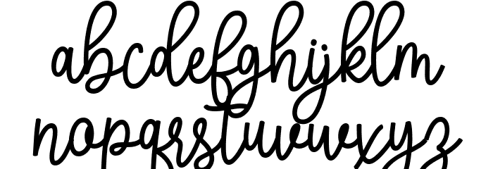 Stayline Font LOWERCASE