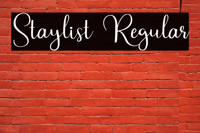 Staylist Regular Example 1