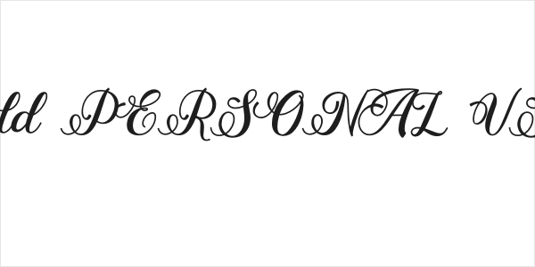 Stayola Bold PERSONAL USE Regular Logo