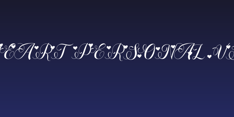 Stayola Heart PERSONAL USE Regular Social Header